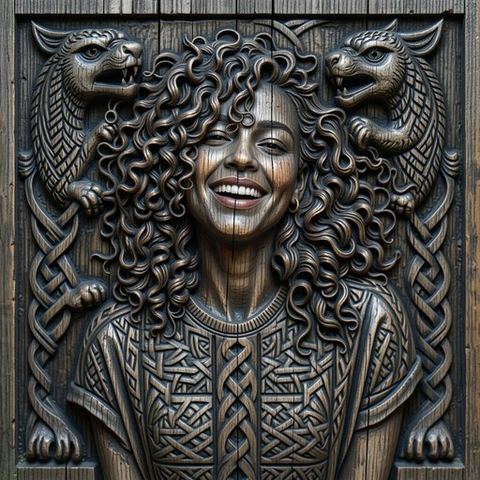 The portrait as a Viking-age Norse carving