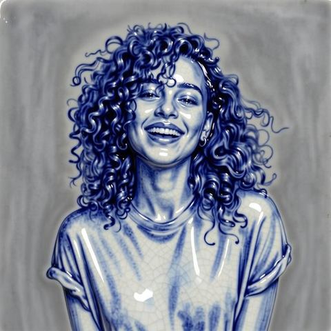 The portrait as blue-and-white porcelain